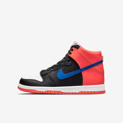 Nike Dunk High GS 'Black/Bright Crimson' - Knicks DB2179-001 Nike Dunk High GS 'Black/Bright Crimson' - Knicks DB2179-001