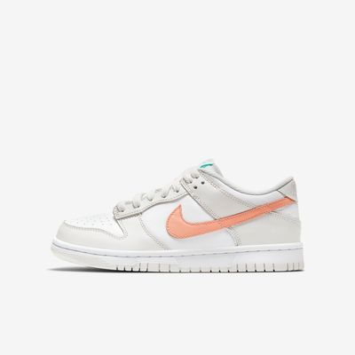 Nike Dunk Low GS 'Platinum Tint/Crimson Bliss' CW1590-101 Nike Dunk Low GS 'Platinum Tint/Crimson Bliss' CW1590-101