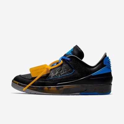 Off-White x Air Jordan 2 Retro Low 'Black/Varsity Royal' DJ4375-004 Off-White x Air Jordan 2 Retro Low 'Black/Varsity Royal' DJ4375-004