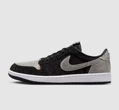 Swarovski x Women's Air Jordan 1 Retro Low OG 'Stealth' HM9208-001 Swarovski x Women's Air Jordan 1 Retro Low OG 'Stealth' HM9208-001