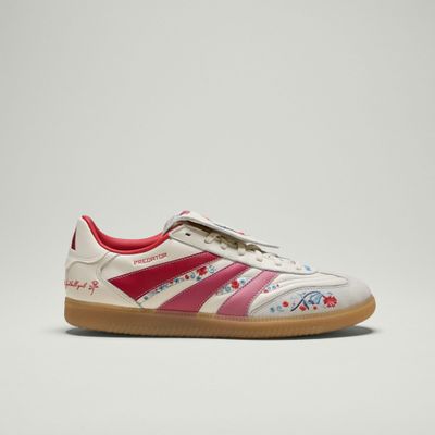 The Football Gal × adidas Predator Freestyle 'Off White Pure Ruby" JQ1896 The Football Gal × adidas Predator Freestyle 'Off White Pure Ruby" JQ1896