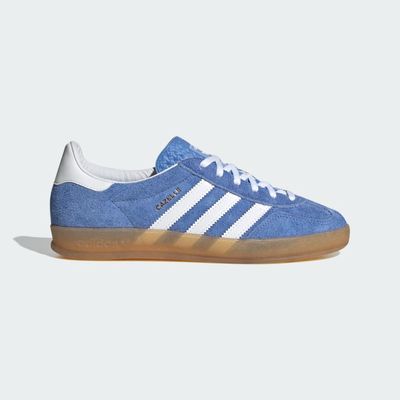 Women's adidas Originals Gazelle Indoor 'Blue Fusion Gum' HQ8717 Women's adidas Originals Gazelle Indoor 'Blue Fusion Gum' HQ8717