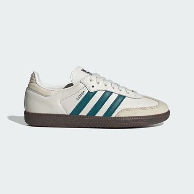 Women's adidas Originals Samba OG 'Cloud White Legacy Teal' IG1963 Women's adidas Originals Samba OG 'Cloud White Legacy Teal' IG1963