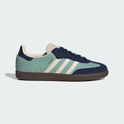 Women's adidas Originals Samba OG 'Hazy Green Night Indigo' JI4208 Women's adidas Originals Samba OG 'Hazy Green Night Indigo' JI4208