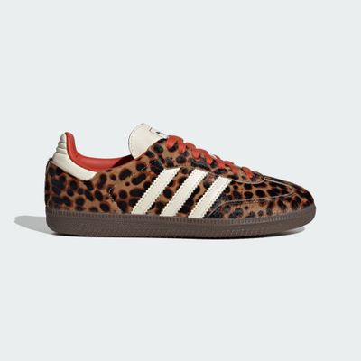 Women's adidas Originals Samba OG 'Preloved Red Leopard' JI2734 Women's adidas Originals Samba OG 'Preloved Red Leopard' JI2734