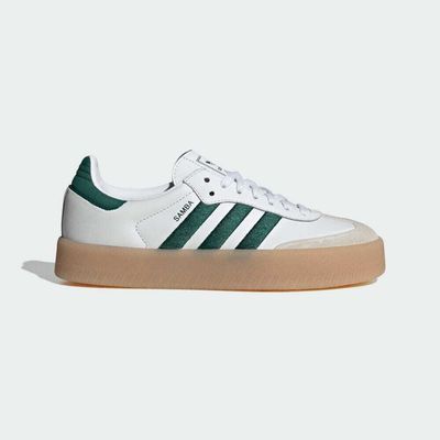 Women's adidas Originals Sambae 'Cloud White Collegiate Green' ID0440 Women's adidas Originals Sambae 'Cloud White Collegiate Green' ID0440
