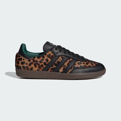 Women's adidas Originals Samba OG 'Black Green Leopard' JI2735 Women's adidas Originals Samba OG 'Black Green Leopard' JI2735
