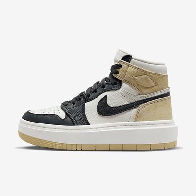 Women's Air Jordan 1 Elevate High 'Beige Black Toe' DN3253-700 Women's Air Jordan 1 Elevate High 'Beige Black Toe' DN3253-700