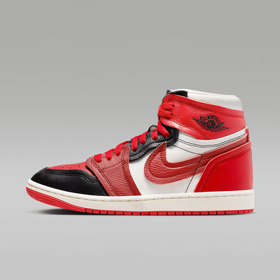 Women's Air Jordan 1 High Method of Make 'Sport Red Black' FB9891-600 Women's Air Jordan 1 High Method of Make 'Sport Red Black' FB9891-600