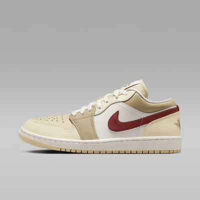 Women's Air Jordan 1 Low 'Team Gold Red' HV6530-100 Women's Air Jordan 1 Low 'Team Gold Red' HV6530-100