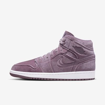 Women's Air Jordan 1 Mid SE 'Purple Smoke' DQ8397-500 Women's Air Jordan 1 Mid SE 'Purple Smoke' DQ8397-500