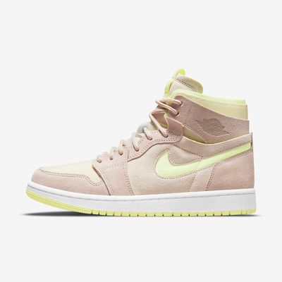 Women's Air Jordan 1 Zoom Air Comfort 'Pearl White Light Lemon Twist' CT0979-200 Women's Air Jordan 1 Zoom Air Comfort 'Pearl White Light Lemon Twist' CT0979-200