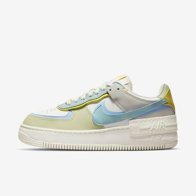 Women's Nike Air Force 1 Shadow 'Sail/Light Marine/Olive Aura' DR7883-100 Women's Nike Air Force 1 Shadow 'Sail/Light Marine/Olive Aura' DR7883-100
