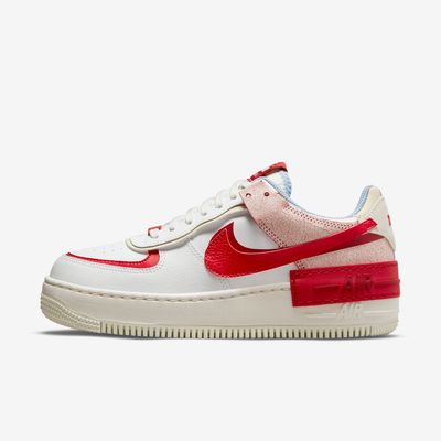 Women's Nike Air Force 1 Shadow 'Summit White University Red' CI0919-108 Women's Nike Air Force 1 Shadow 'Summit White University Red' CI0919-108