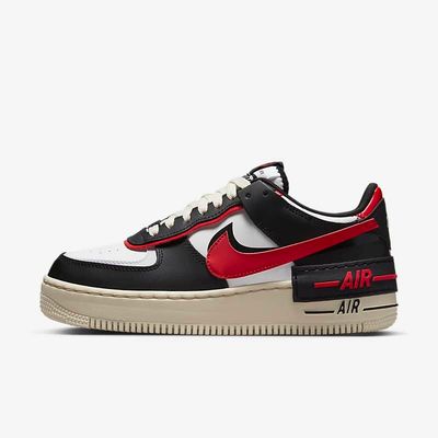 Women's Nike Air Force 1 Shadow 'Summit White University Red' DR7883-102 Women's Nike Air Force 1 Shadow 'Summit White University Red' DR7883-102
