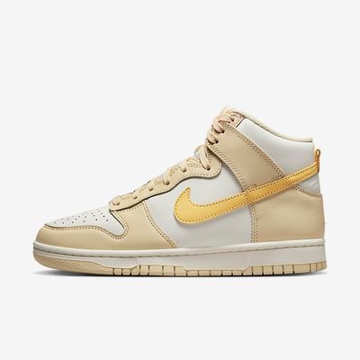 Women's Nike Dunk High 'Pale Vanilla Topaz Gold' DD1869-201 Women's Nike Dunk High 'Pale Vanilla Topaz Gold' DD1869-201