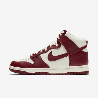 Women's Nike Dunk High 'Sail/Team Red' DD1869-101 Women's Nike Dunk High 'Sail/Team Red' DD1869-101