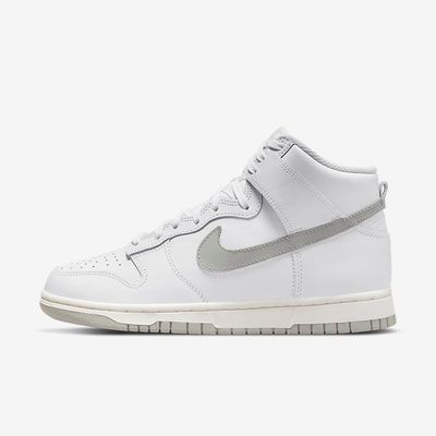 Women's Nike Dunk High 'White Sail Grey Fog' DD1869-111 Women's Nike Dunk High 'White Sail Grey Fog' DD1869-111