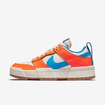 Women's Nike Dunk Low Disrupt 'Light Photo Blue Total Orange' CK6654-104 Women's Nike Dunk Low Disrupt 'Light Photo Blue Total Orange' CK6654-104