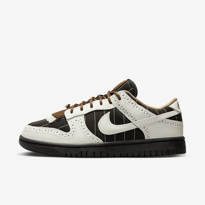 Women's Nike Dunk Low LX 'Brogue Pinstripe' FV3642-010 Women's Nike Dunk Low LX 'Brogue Pinstripe' FV3642-010
