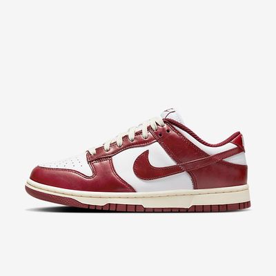 Women's Nike Dunk Low PRM 'Team Red' FJ4555-100 Women's Nike Dunk Low PRM 'Team Red' FJ4555-100