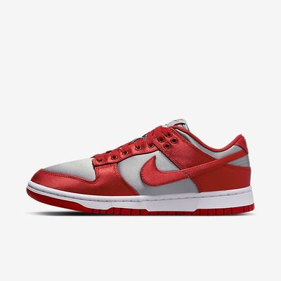 Women's Nike Dunk Low ESS SNKR Satin 'UNLV' DX5931-001 Women's Nike Dunk Low ESS SNKR Satin 'UNLV' DX5931-001
