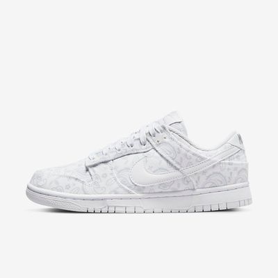 Women's Nike Dunk Low 'White Paisley' DJ9955-100 Women's Nike Dunk Low 'White Paisley' DJ9955-100