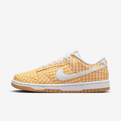 Women's Nike Dunk Low 'Yellow Gingham' DZ2777-700 Women's Nike Dunk Low 'Yellow Gingham' DZ2777-700