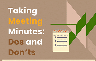 Taking Meeting Minutes: Dos and Don’ts [INFOGRAPHIC]