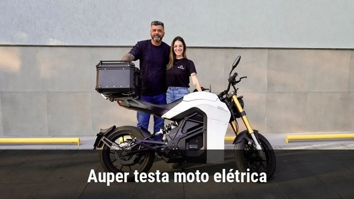 Auper testa moto elétrica