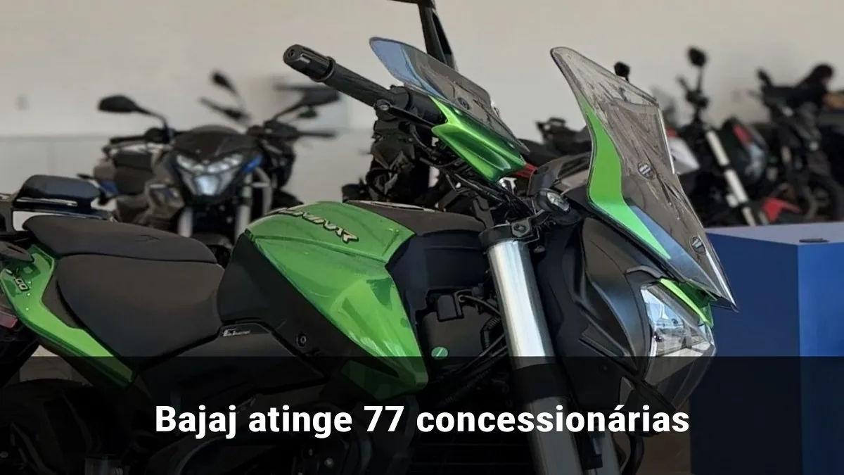 Bajaj atinge 77 concessionárias