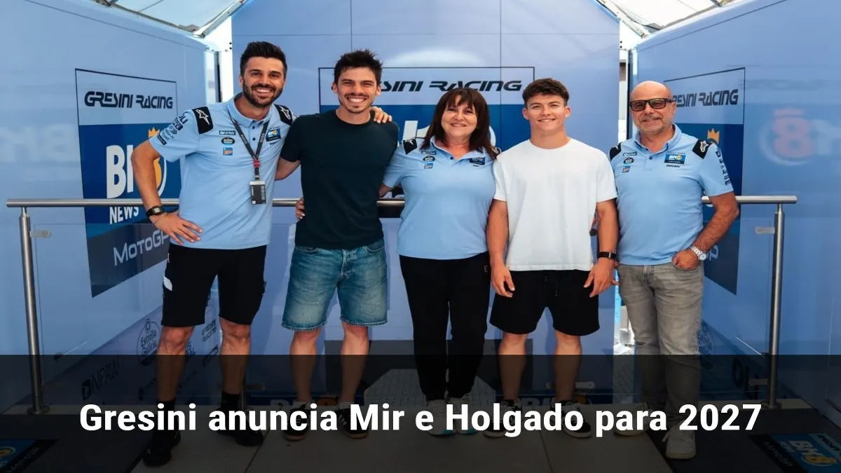 Gresini anuncia Mir e Holgado para 2027