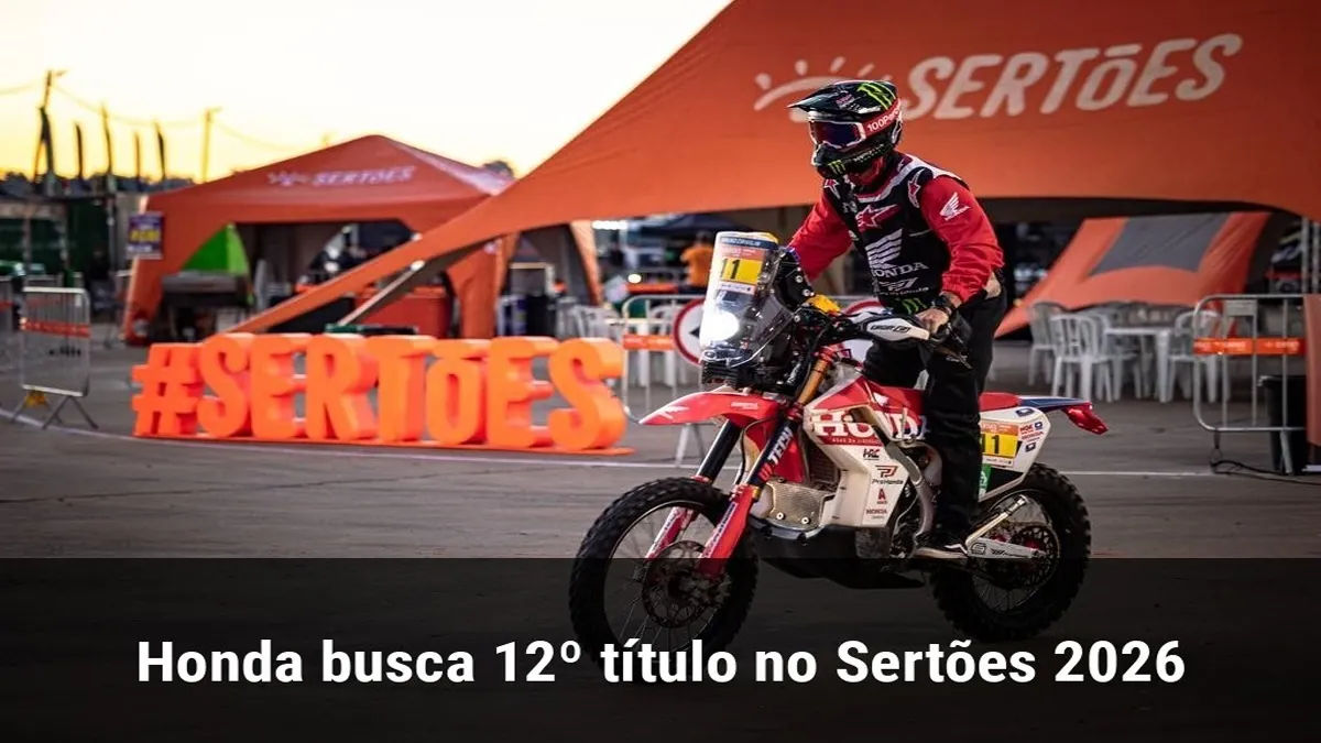 Honda busca 12º título no Sertões 2026