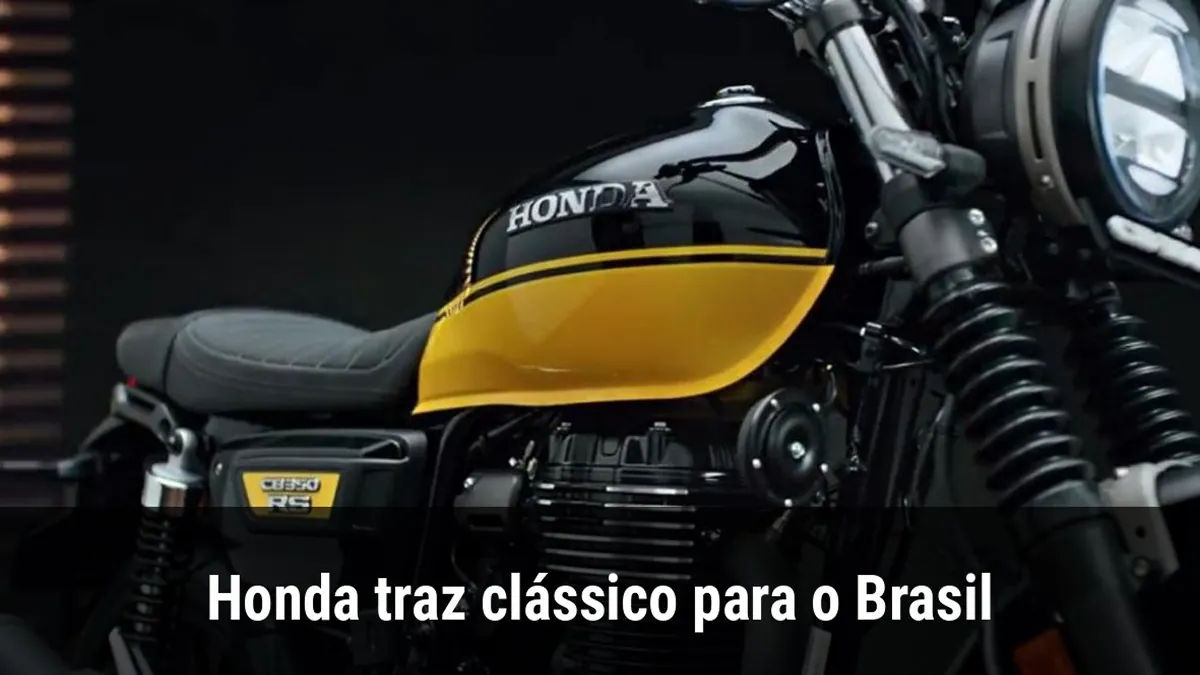Honda traz clássico para o Brasil