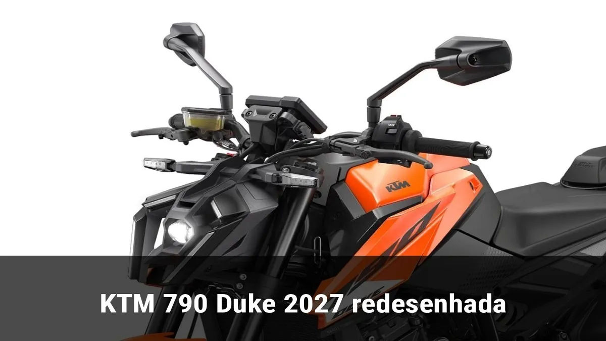 KTM 790 Duke 2027 redesenhada