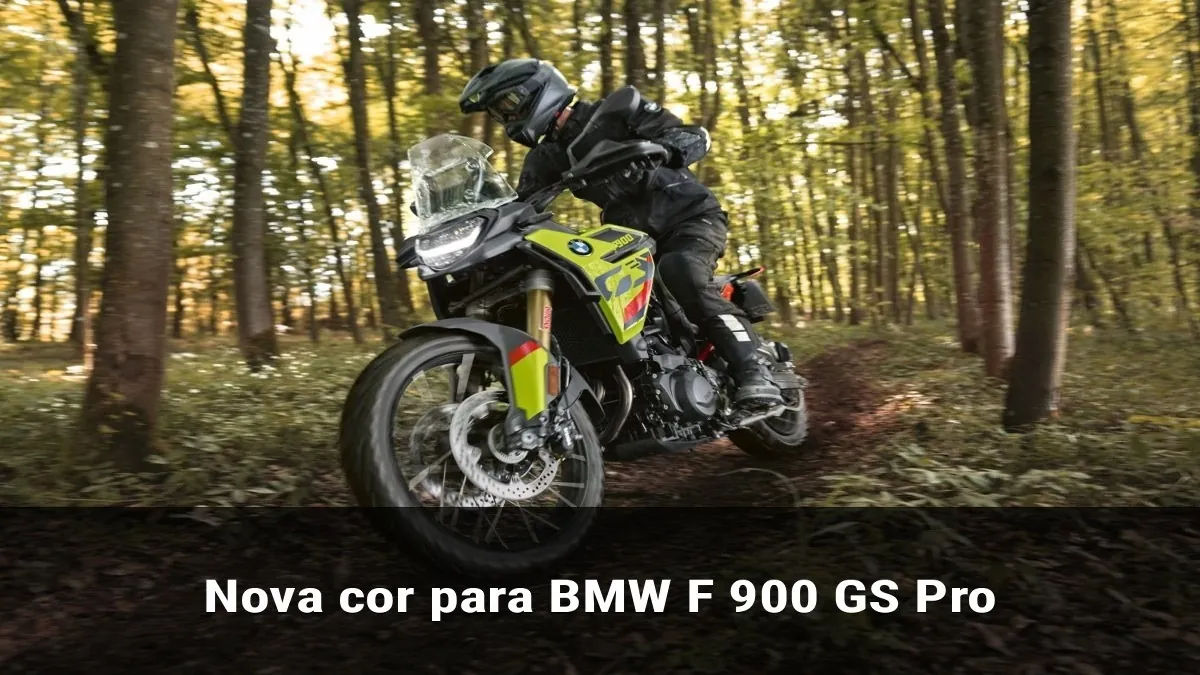 Nova cor para BMW F 900 GS Pro