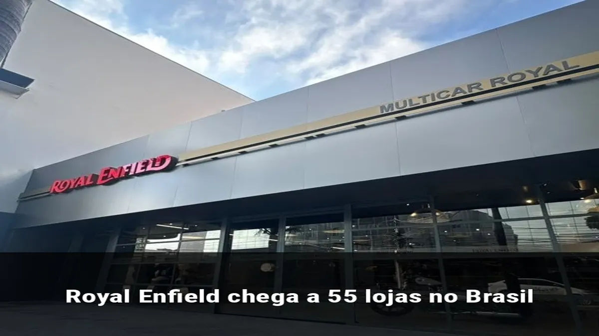 Royal Enfield chega a 55 lojas no Brasil