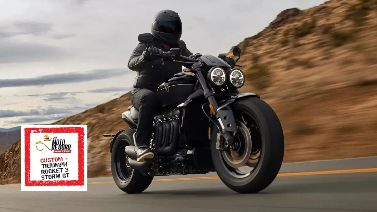 Triumph Rocket 3 Storm GT é a campeã na categoria Custom+