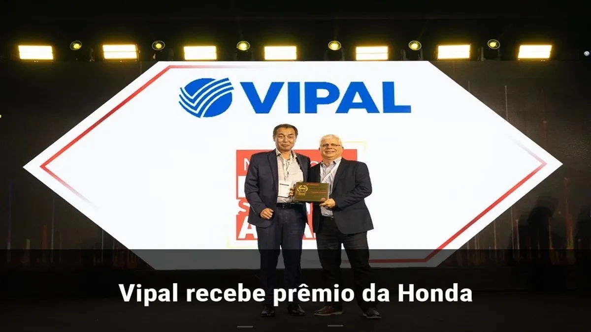 Vipal recebe prêmio da Honda
