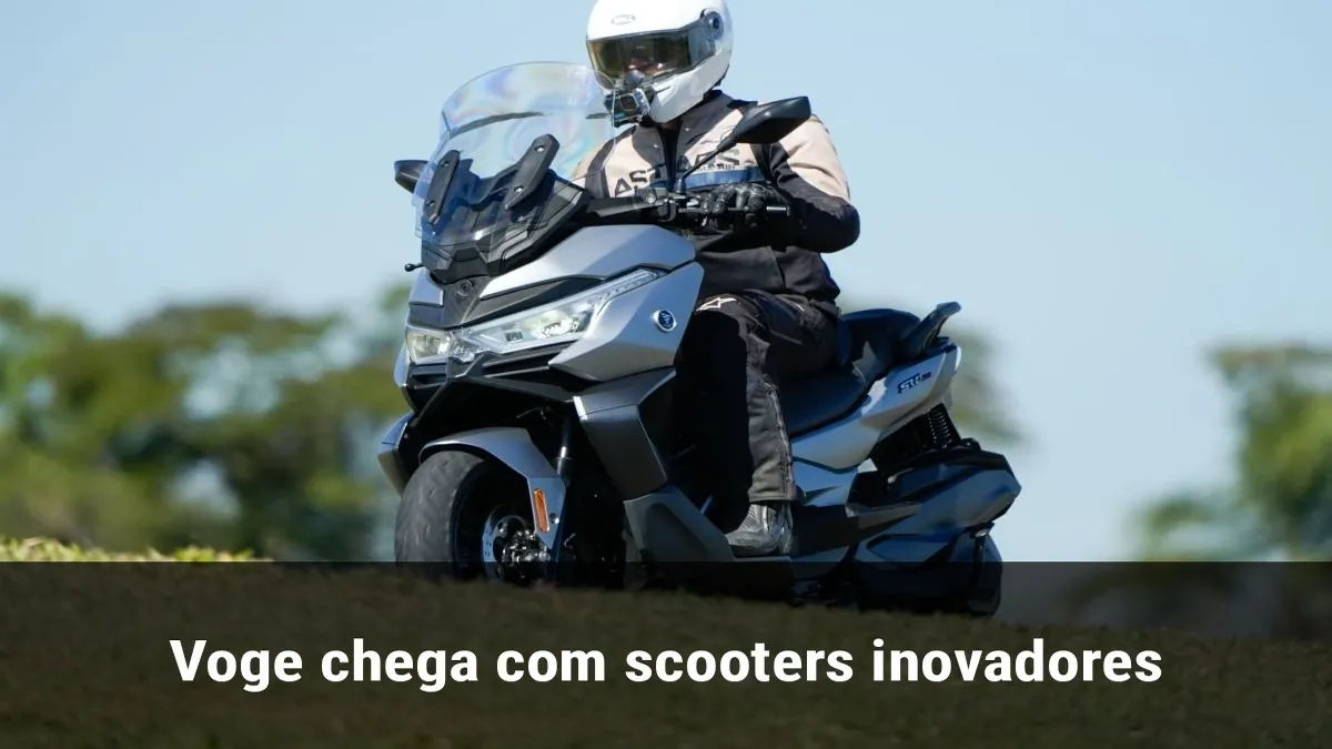 Voge chega com scooters inovadores