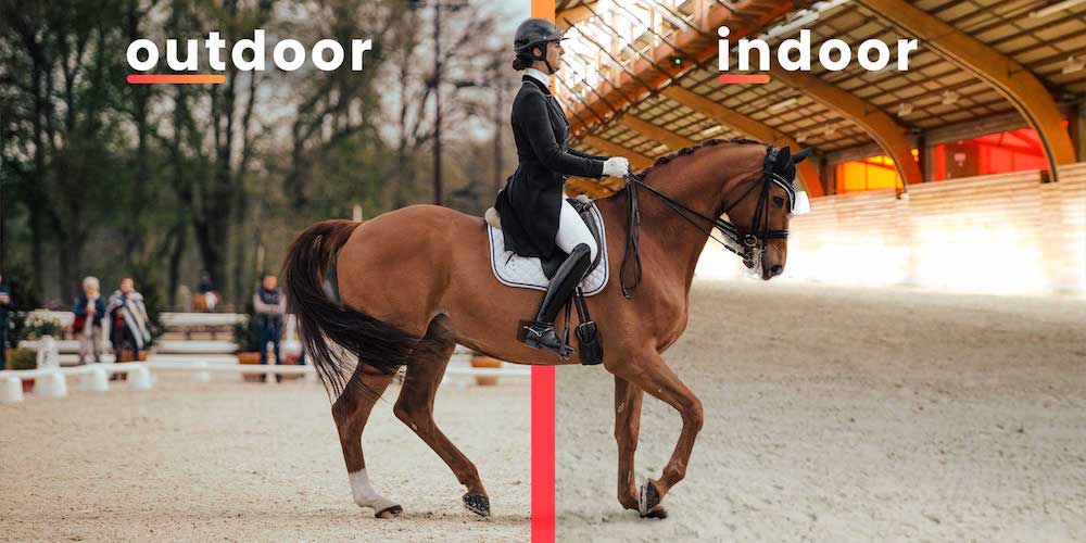 Horserider indoor and outdoor