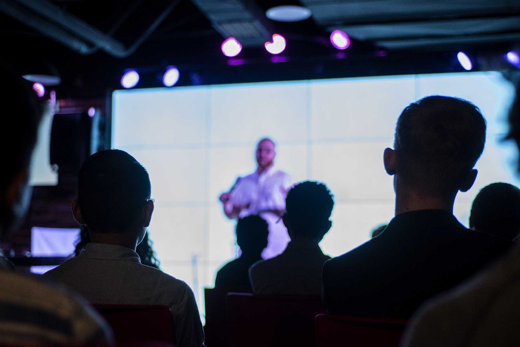 Speaker talking