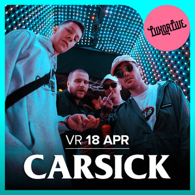 Support act bij Carsick - 18 april Bovenzaal