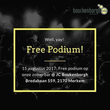 Free Podium @ Zomerbar