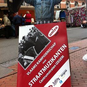 'Beste straatmuzikant van Vlaanderen' Izegem 2016