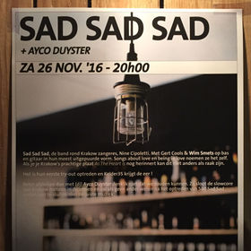 Sad Sad Sad try-out gig Hasselt