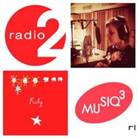 Ruby op radio 2 en Musique 3
