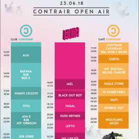 Contrair Open Air Timetable