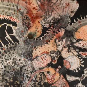 A representation of BOXY's artistic universe - a detail from an artwork of Marc Standing