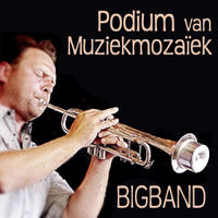 Podium van Muziekmozaïek 2015 - Bigband